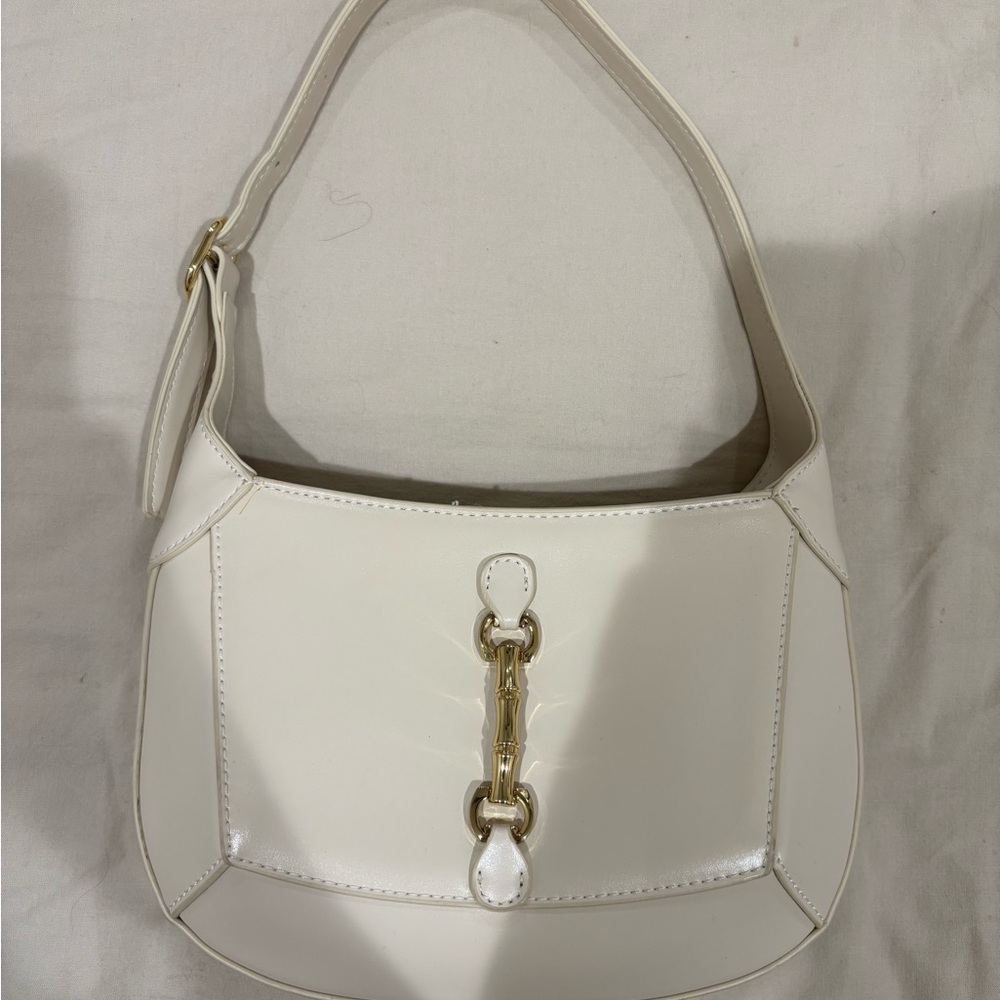 Cream Shoulder Bag
